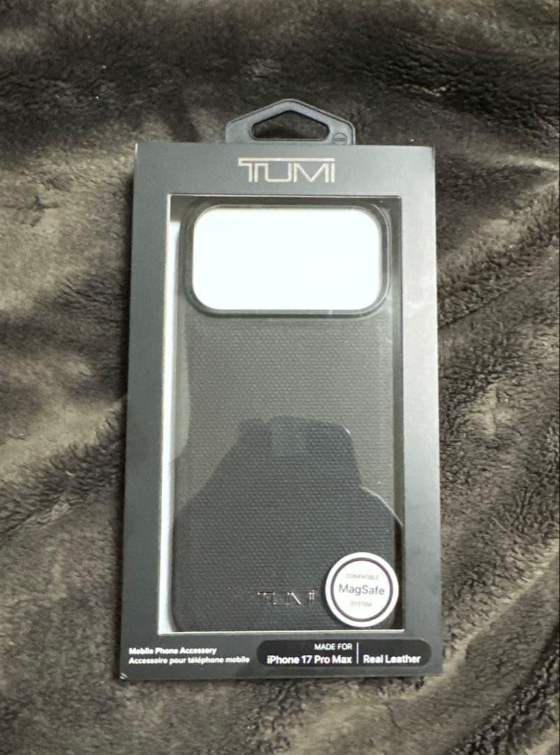 【TUMI】開封のみ　未使用　iPhone 17 Pro Max用レザーケース