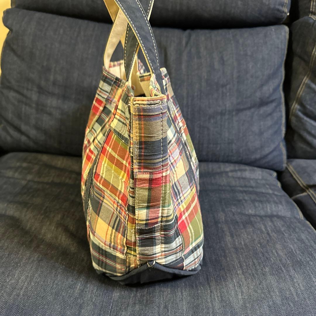 エルエルビーン　L.L.Bean ボート&トート　パッチワークマドラス