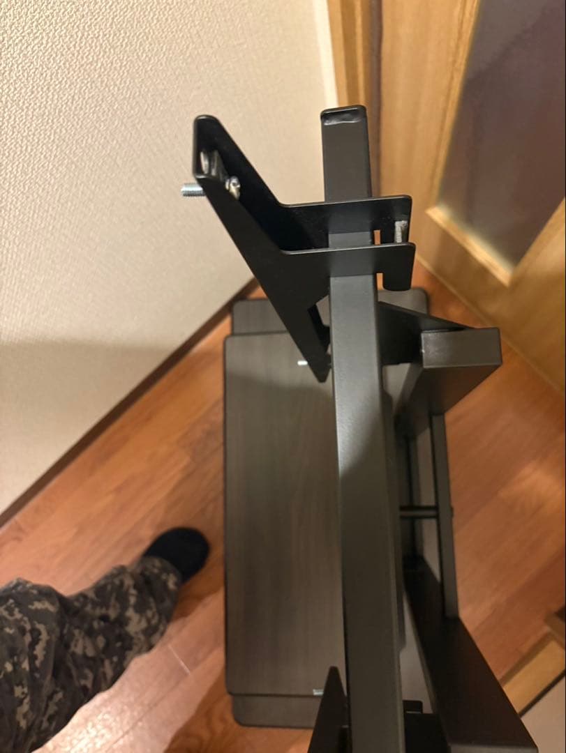 美品ハヤミ工産 テレビスタンド キャスター付き KF-970