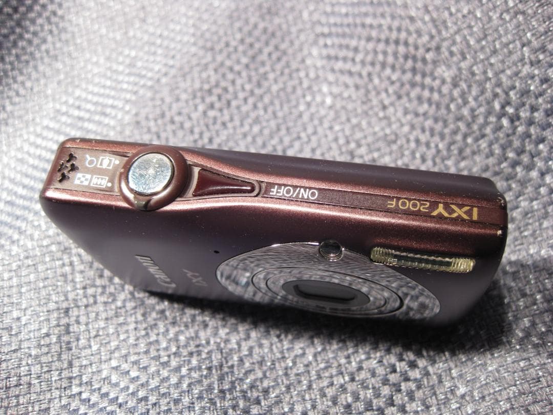 Canon キャノン IXY 200F ブラウン デジカメ ジャンク品