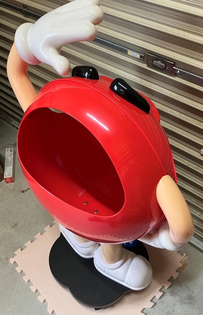 新品 レア m&m's エムアンドエムズ ディスプレイ レッド 店舗用 什器