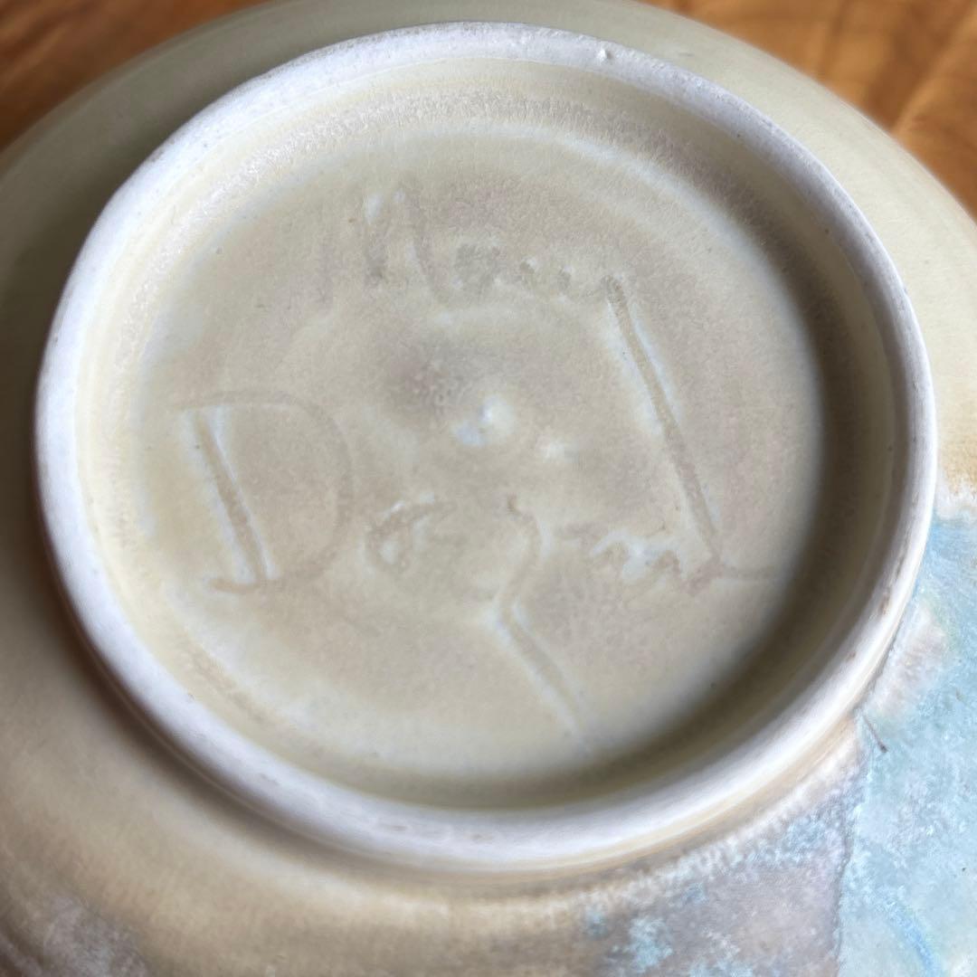 海外製 抹茶碗 茶道具 作家物 桐箱（21Bc)