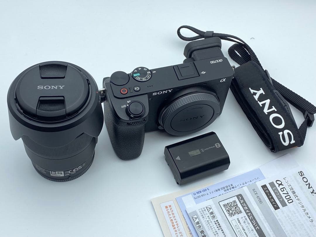 α6700 ILCE-6700M 高倍率ズームレンズキット ブラック 無キズ新同