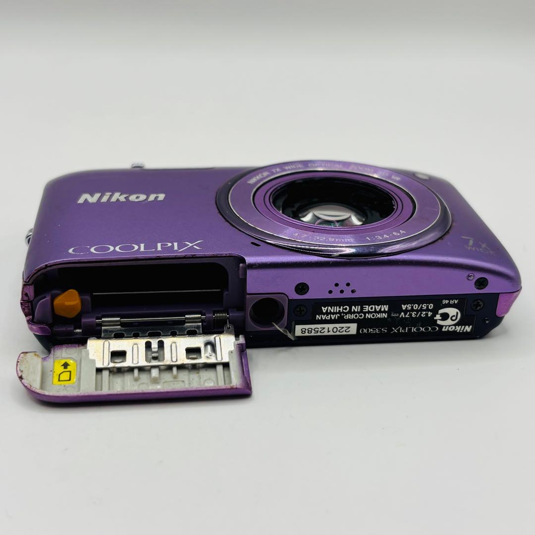 動作確認済み　Nikon COOLPIX S3500 デジタルカメラ
