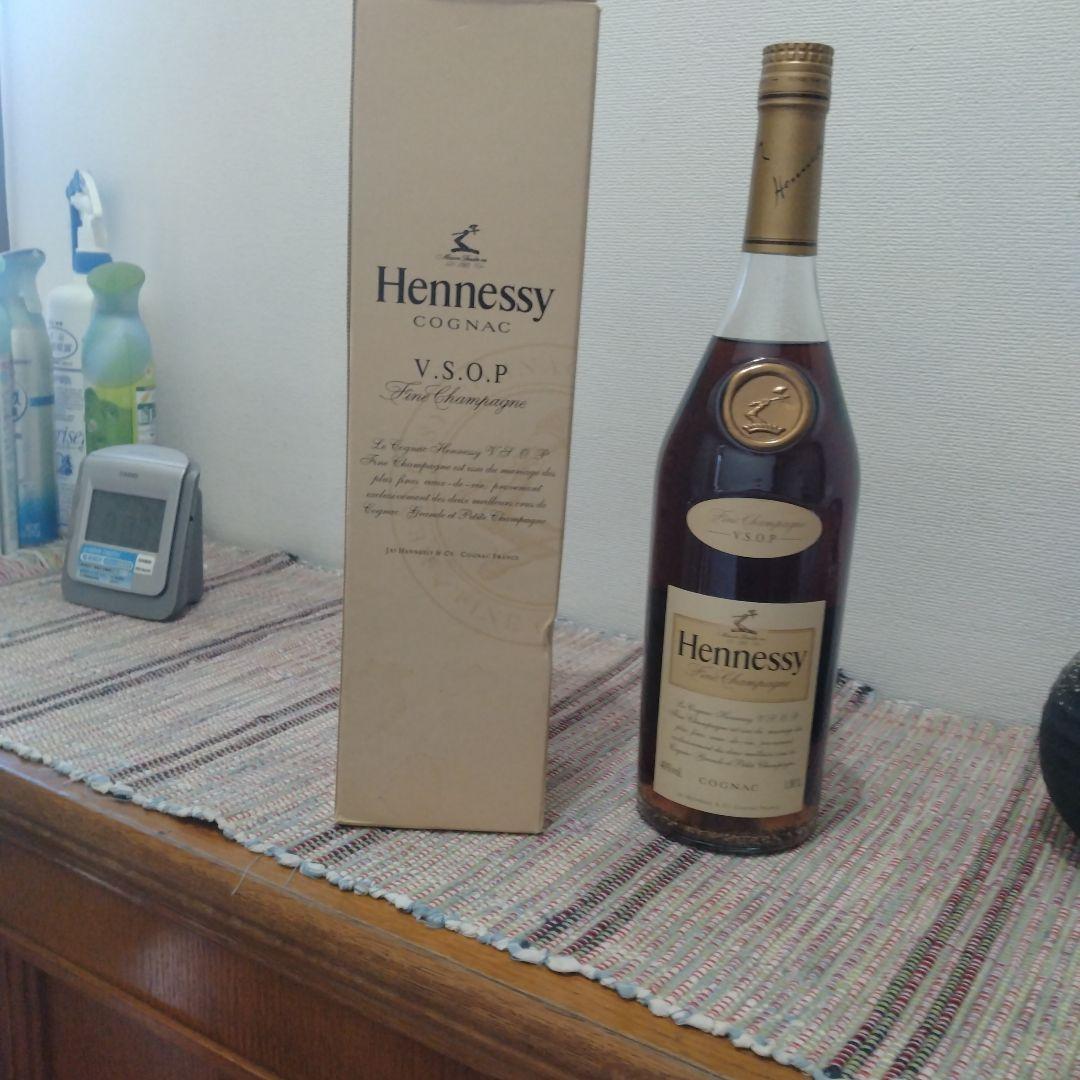 大瓶1000cc Hennessy ヘネシーVSOP コニャック （未開封品）