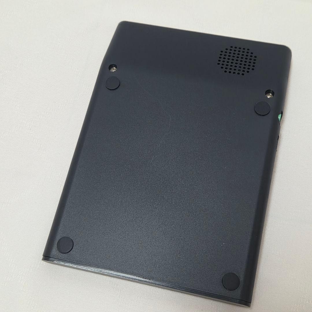 電卓型ボイスレコーダー 議事録作成 音声録音 ICレコーダー VR-C003BK