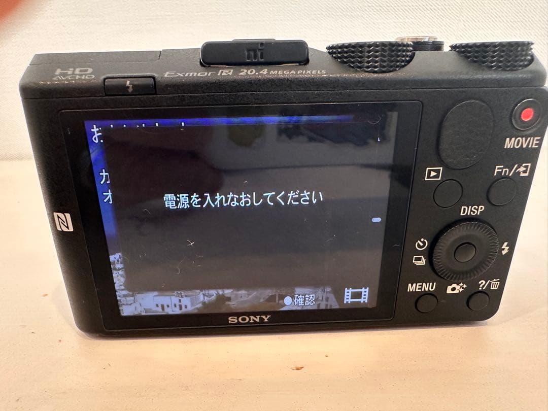 ジャンクSONY ソニー デジカメ　サイバーショット HX30V 色 ブラック