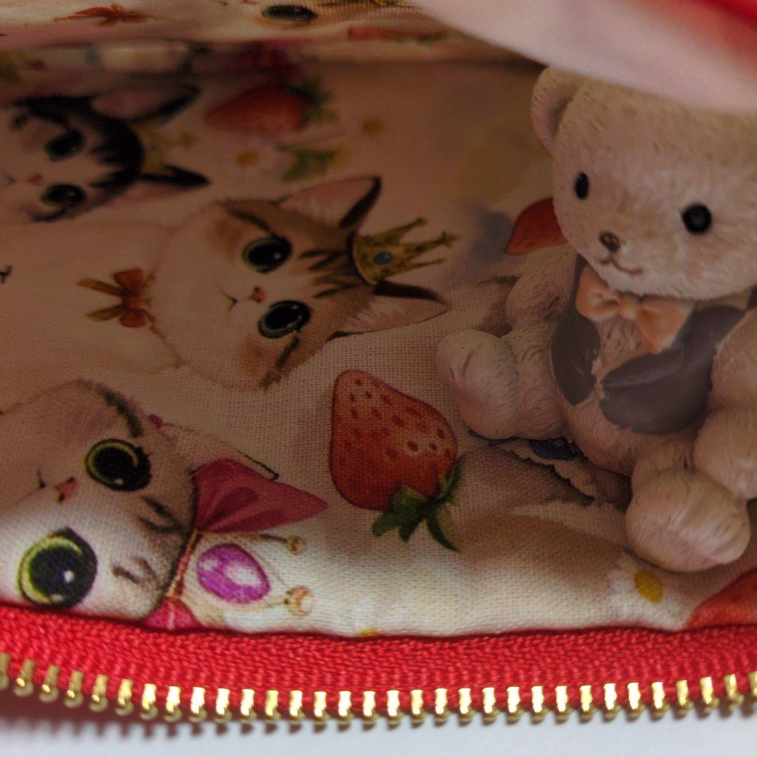 ミニフラットポーチ♥オーダー受け付け専用ページ♥可愛いNEKO♥ハンドメイド♥