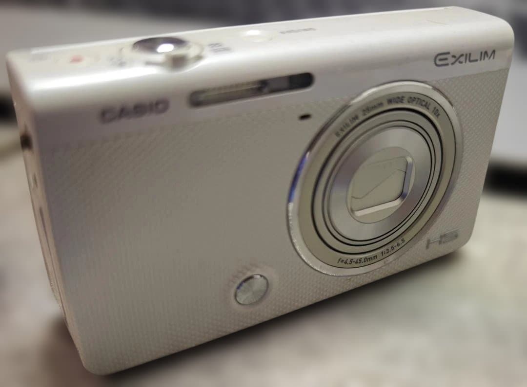 CASIO EXILIM ZR-70 デジタルカメラ ホワイト