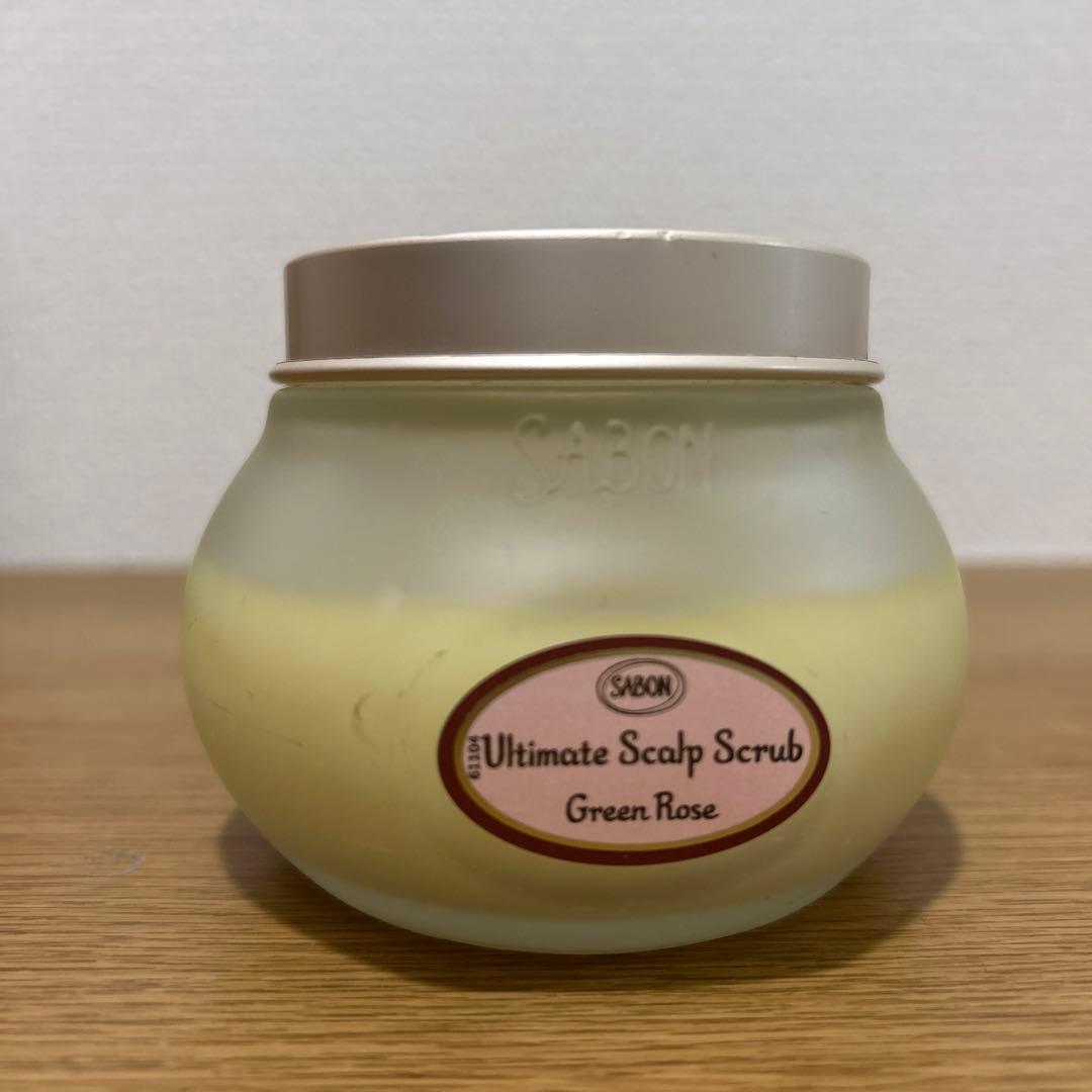 SABON ヘアマスク 3in1 グリーン・ローズ　ヘッドスクラブ