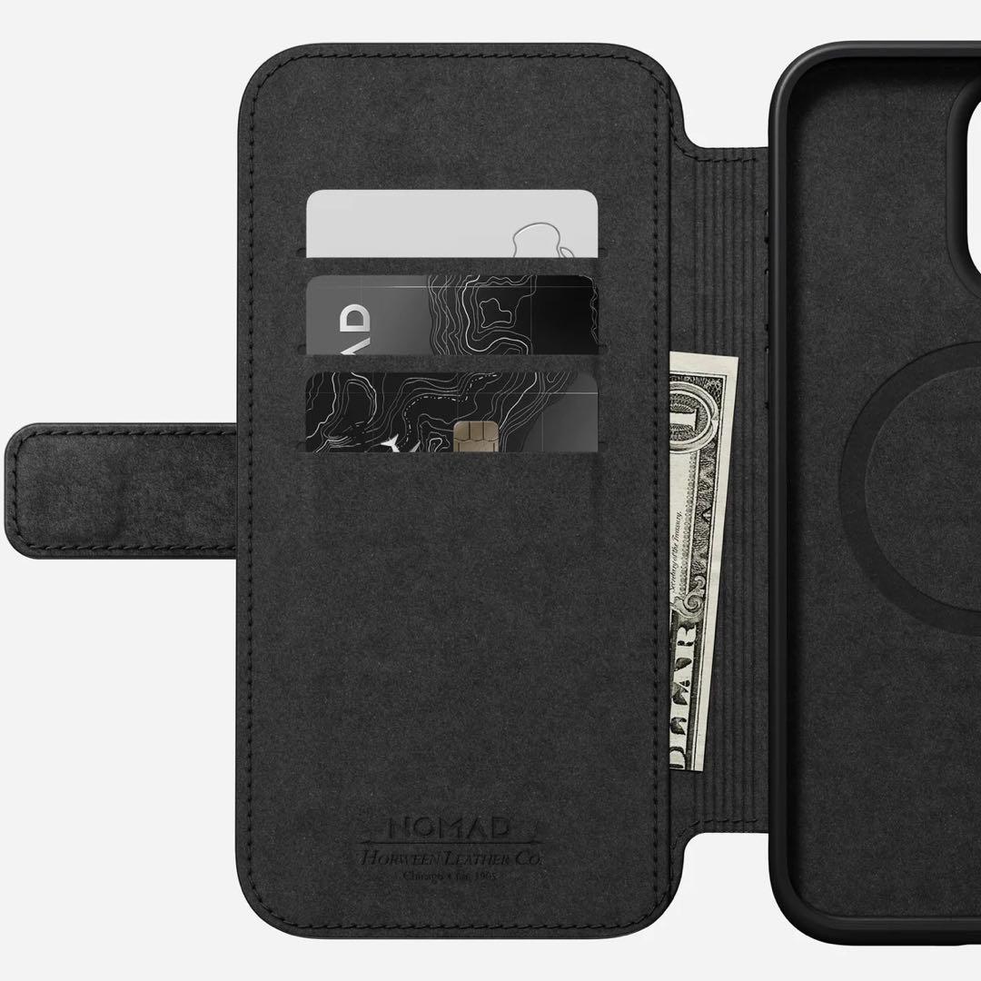 iPhoneアクセサリー NOMAD ModernLeatherFolio iPhone15 ProMax