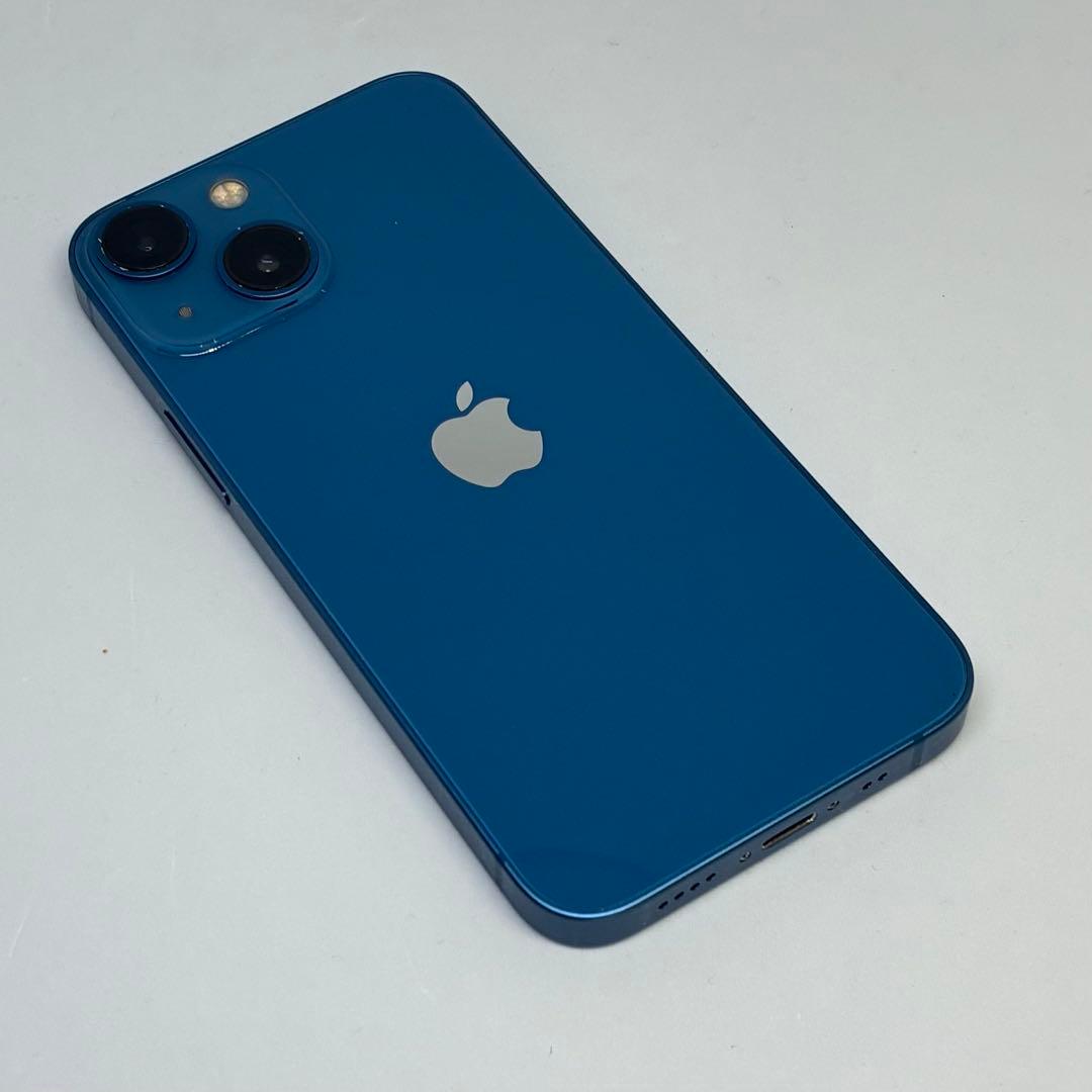 M61【電池新品　100％表示】 iPhone 13mini　128GB　ブルー