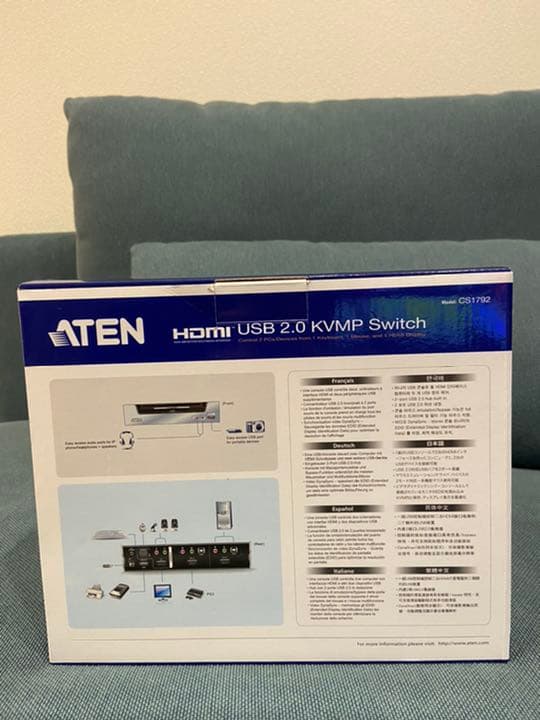 ATEN cs1792 kvmスイッチ 切替器