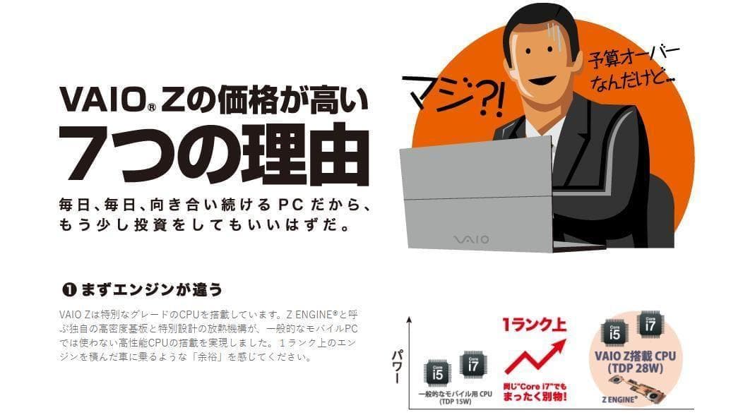VAIO モンスターPC i7 SSD512GB タブレット 2in1 残り1台