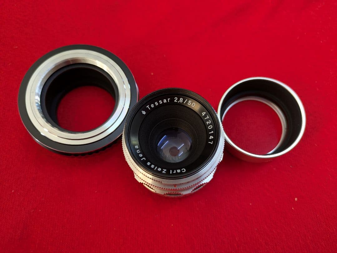 Carl Zeiss Tessar 2.8/50 レンズ M42