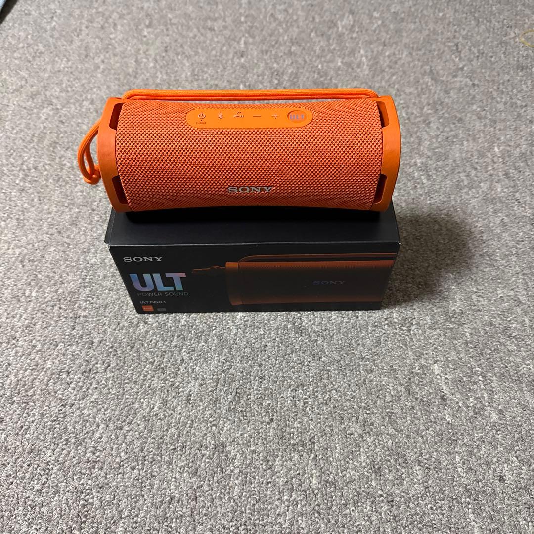 SONY ULT FIELD1ワイヤレススピーカー オレンジ