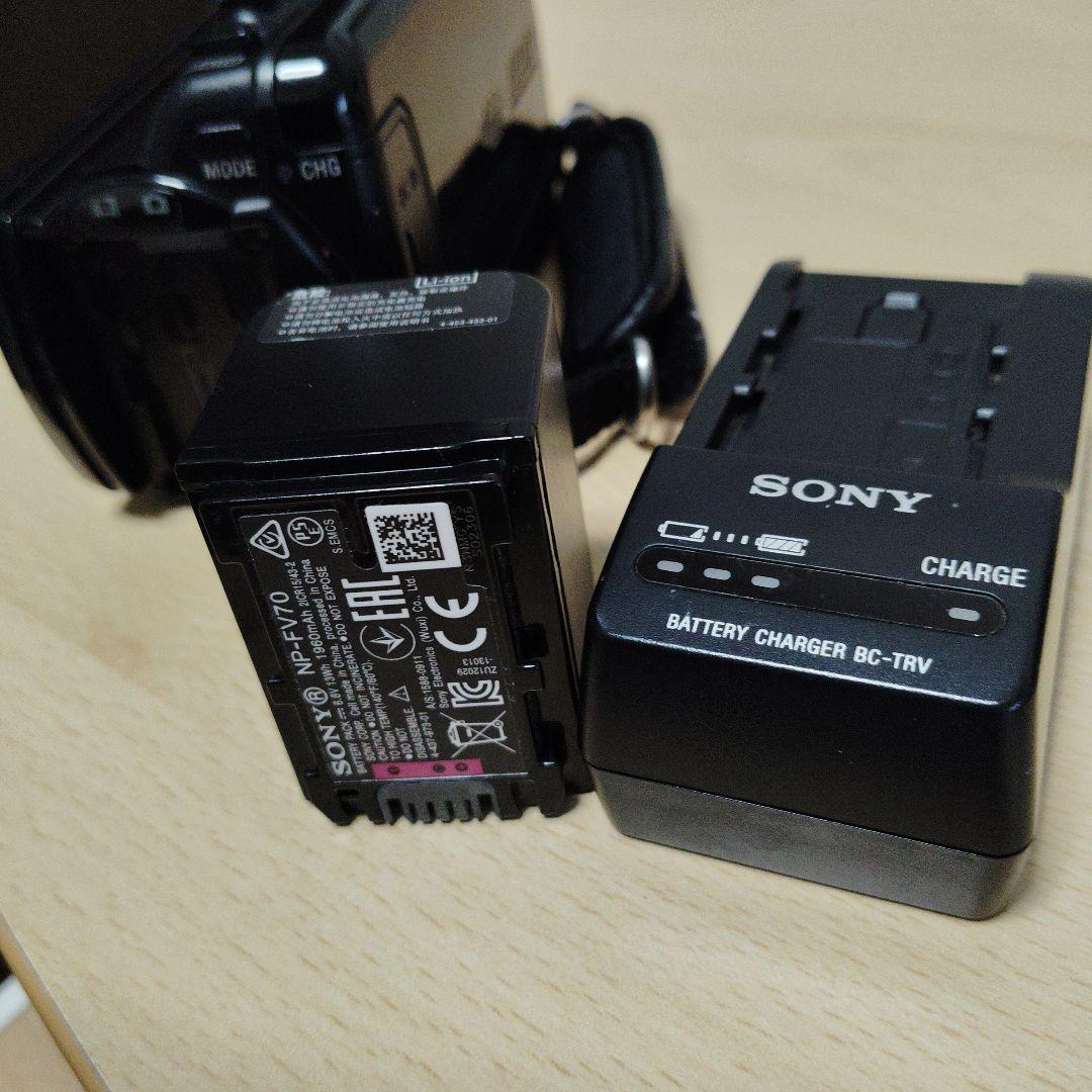 SONY HDR-XR150 ビデオカメラ 本体　バッテリーチャジヤーパック