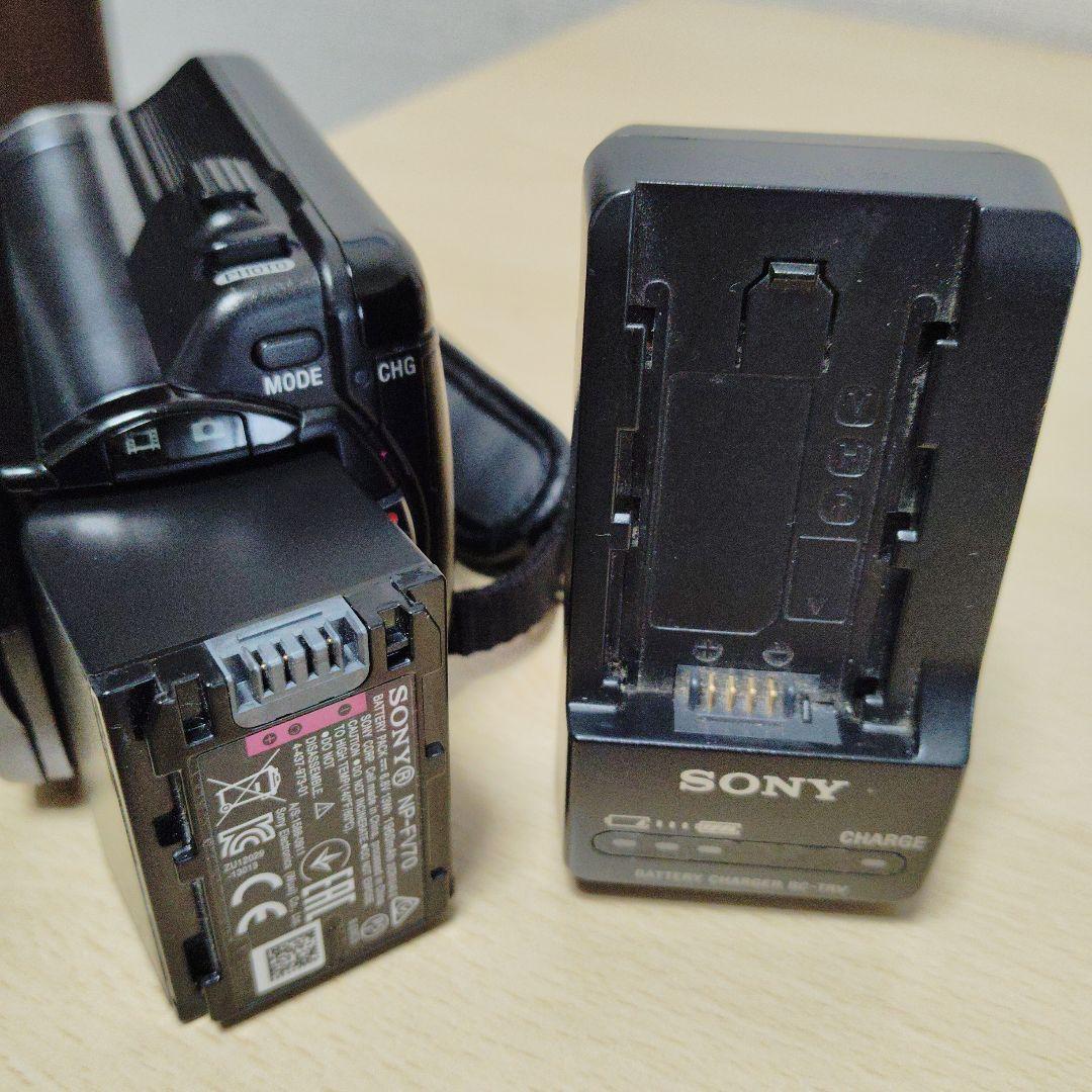SONY HDR-XR150 ビデオカメラ 本体　バッテリーチャジヤーパック