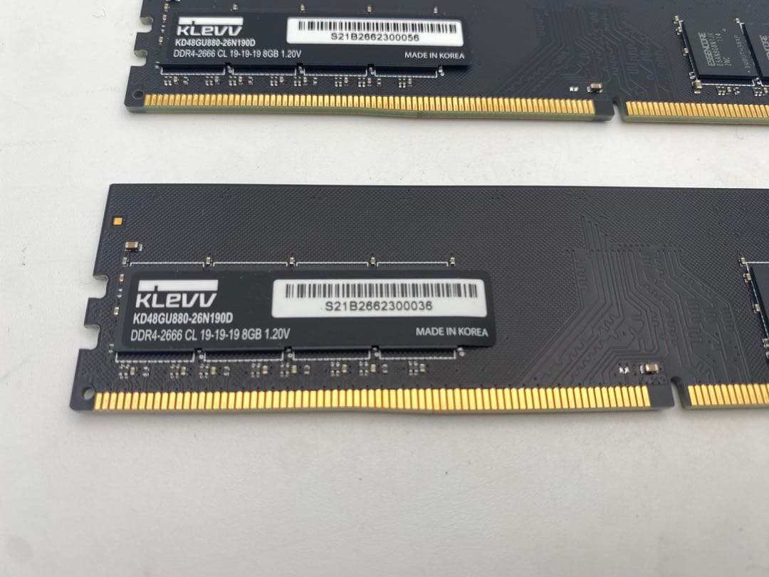 じ*っ様 KLEVV 8GB ×2 合計 16GB メモリ