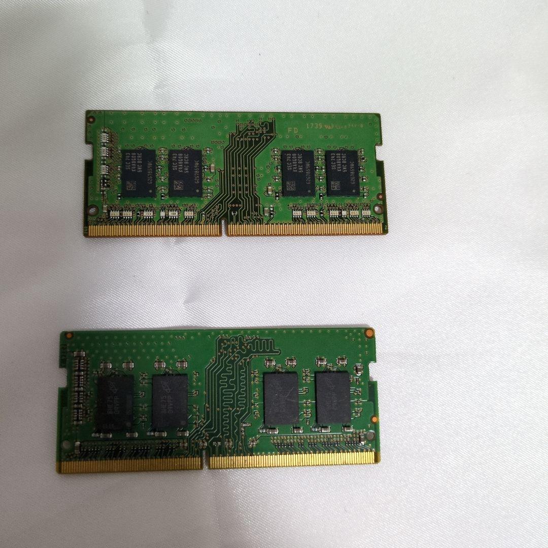 ノートPC用 SO-DIMM DDR4 8GB×2枚 計16GB 動作テスト済み