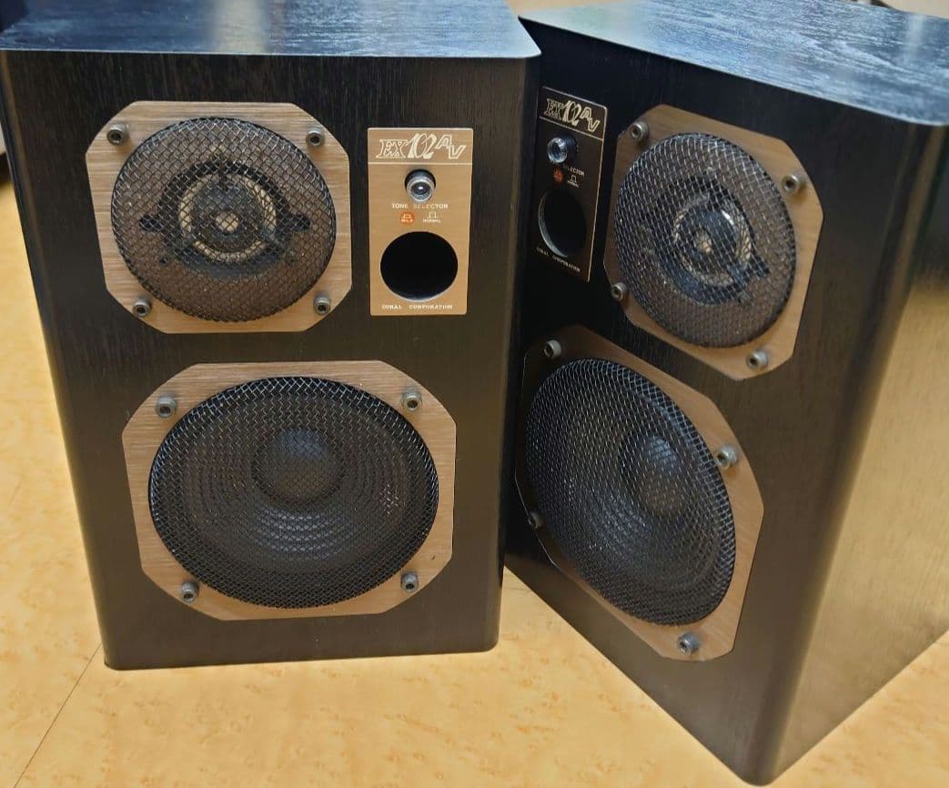 ●【￥40000・1986年】 CORAL　EX-102AV 2ウェイスピーカー