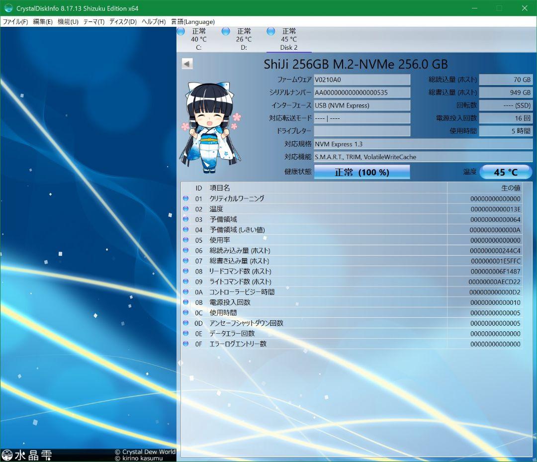 ミニPC（ファンレス静音/8/756GB）