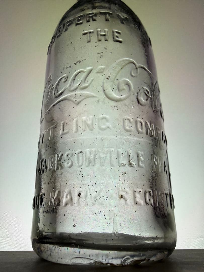 F11 1900年代 コカコーラ ストレートサイド ボトル 瓶
