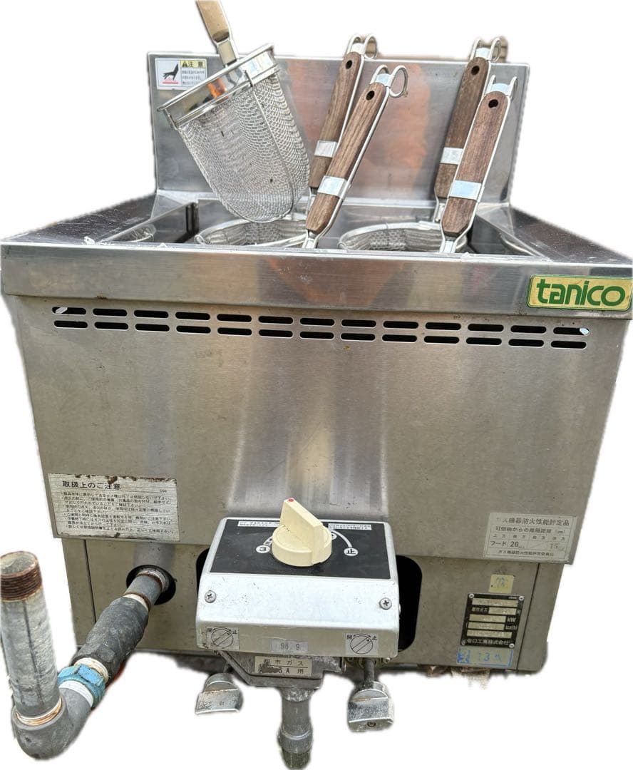 タニコー （tanico）業務用 4 口 卓上ラーメン 釜
