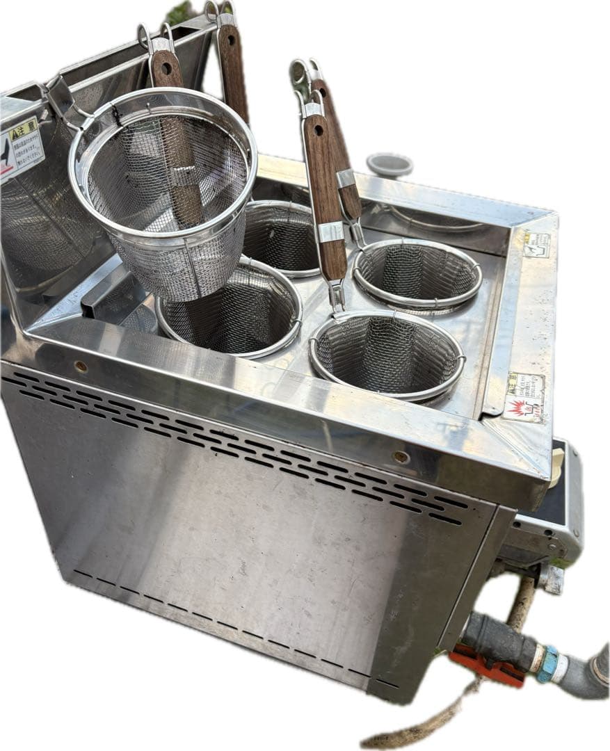 タニコー （tanico）業務用 4 口 卓上ラーメン 釜