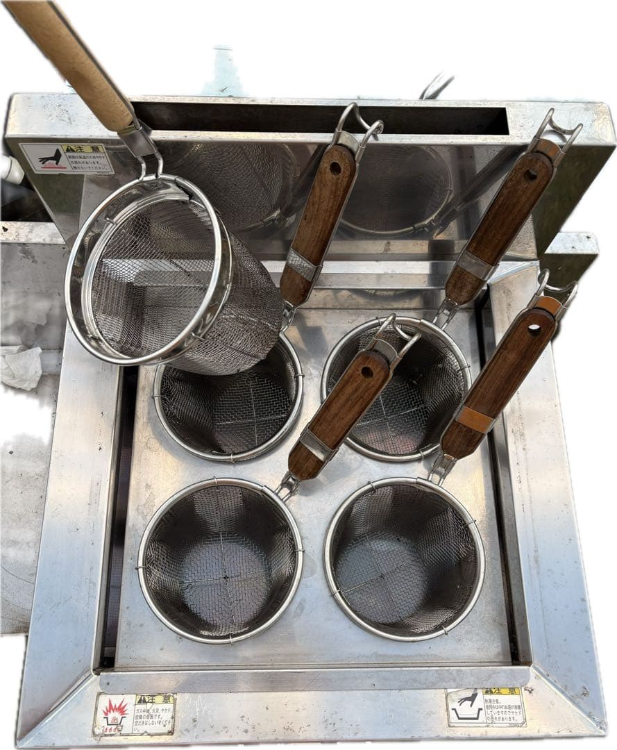 タニコー （tanico）業務用 4 口 卓上ラーメン 釜