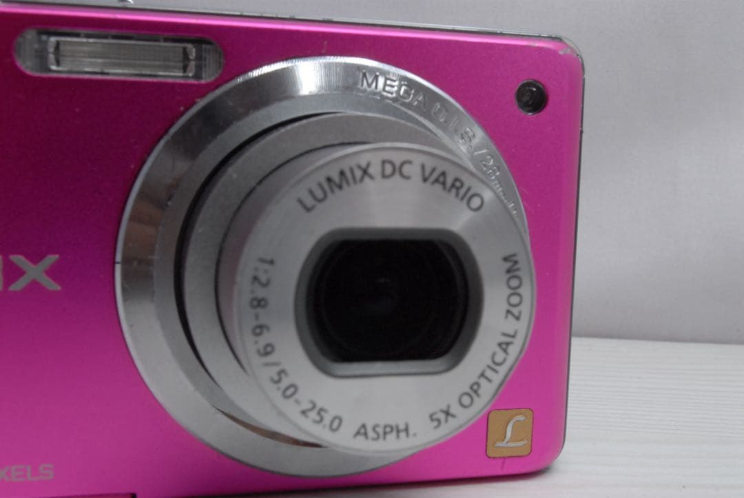LUMIX DMC-FS10 ピンク オールドコンデジ 動作品