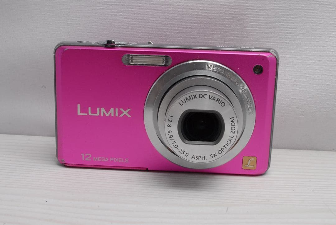 LUMIX DMC-FS10 ピンク オールドコンデジ 動作品