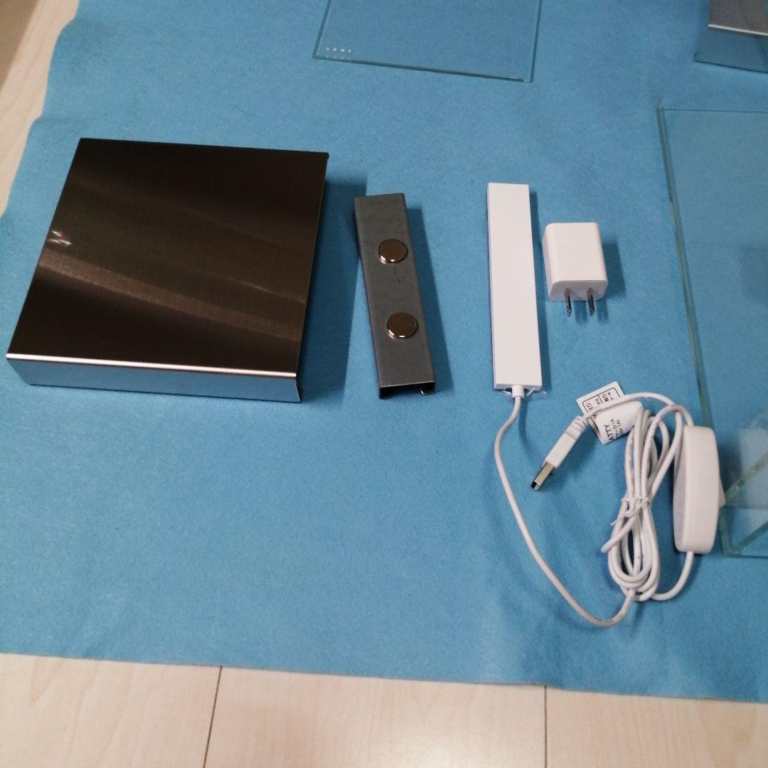 2、DOOAネオグラスエア15×15×30　・LED・ステンレス台座