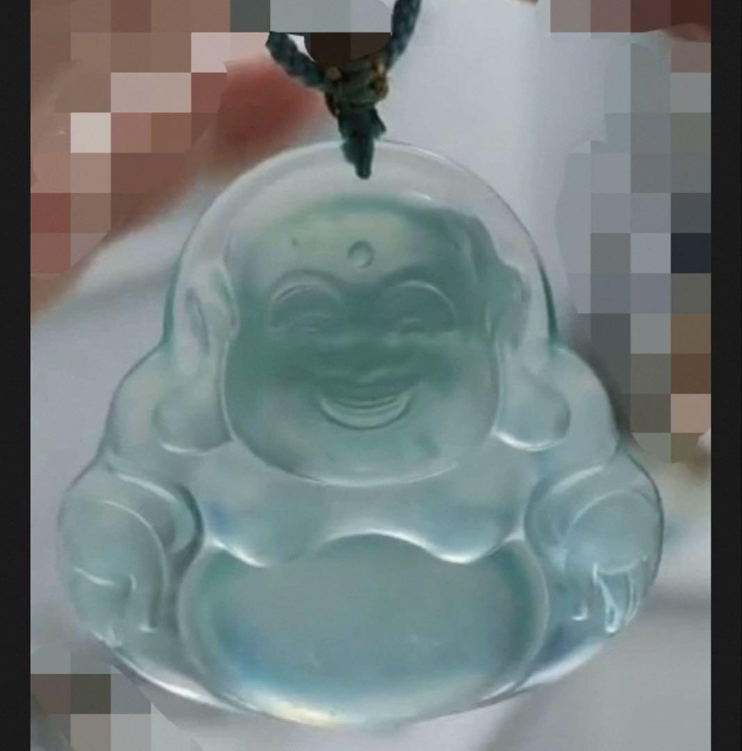 翡翠軟玉ネフライト 中国四大名玉岫玉天青冻[超高級品]
