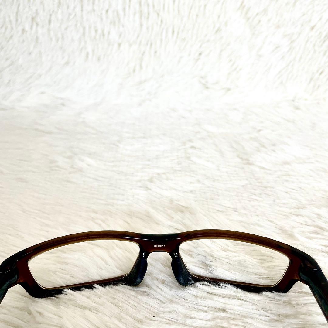極美品　OAKLEY　オークリー　CROSSLINK　メガネ　ブラウンフレーム