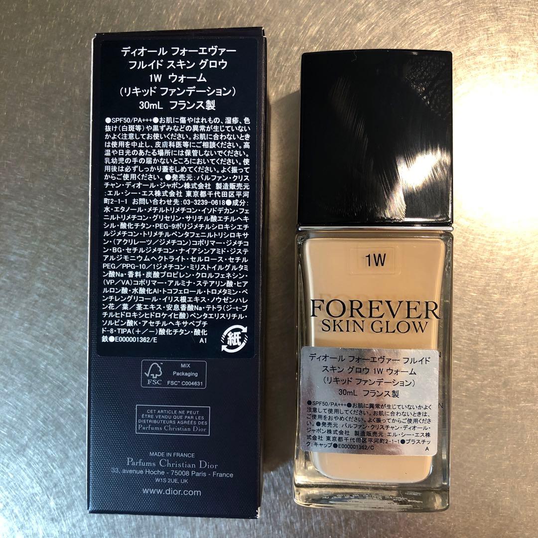 ファンデーション Dior Forever Skin Glow 1W 30ml