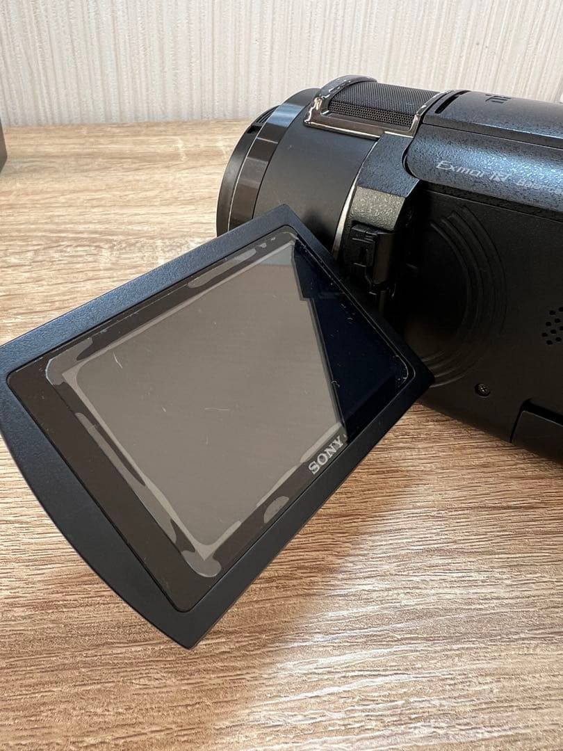 SONY FDR-AX45 4Kビデオカメラ　動作◯　予備バッテリー、おまけ付き