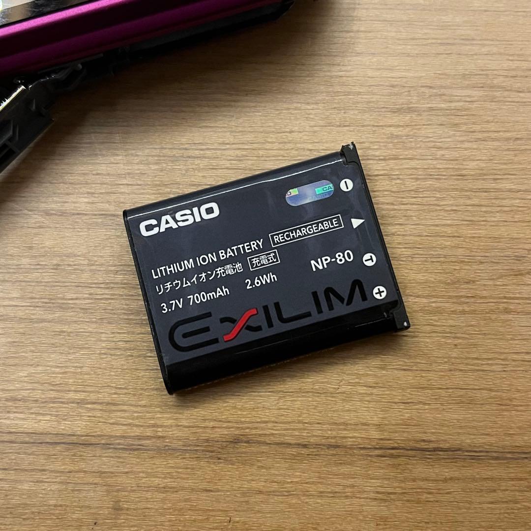 【動作品】CASIO EXILIM ZOOM EX-Z1 PE ピンク デジカメ