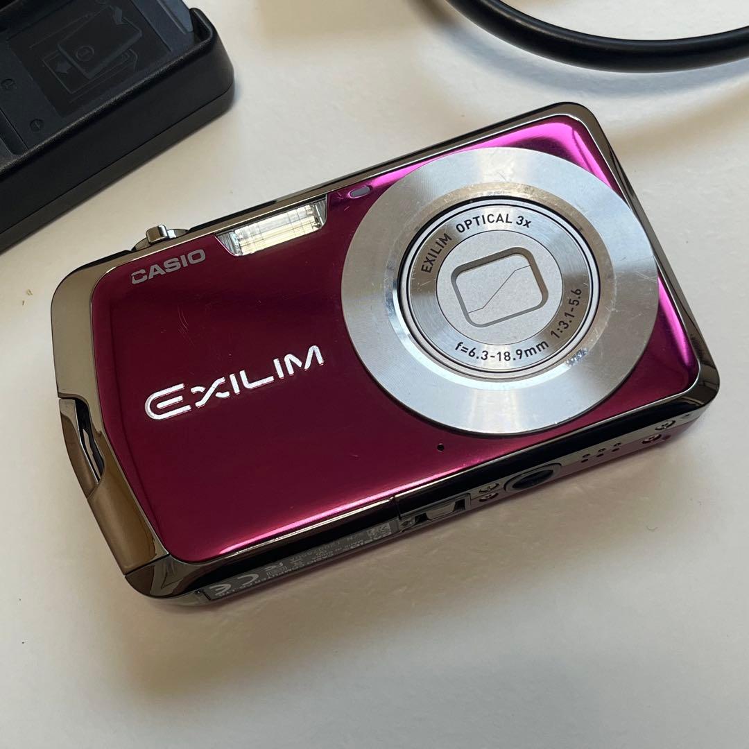 【動作品】CASIO EXILIM ZOOM EX-Z1 PE ピンク デジカメ