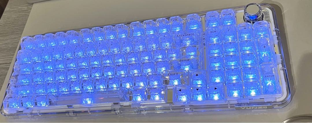 YUNZII X98 ワイヤレス メカニカルゲーミングキーボード