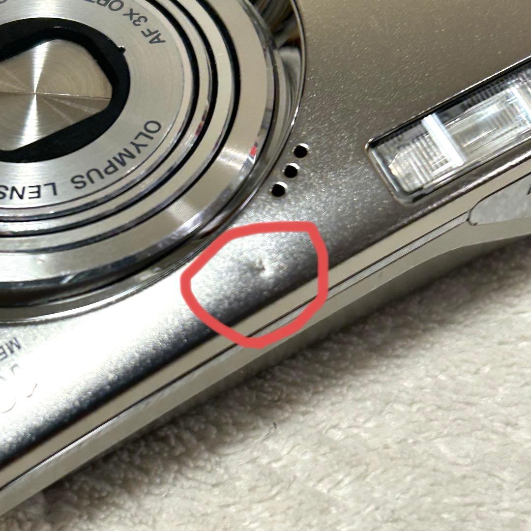 【美品 動作確認済】OLYMPUS オリンパス μ1000 シルバー 防水機能付