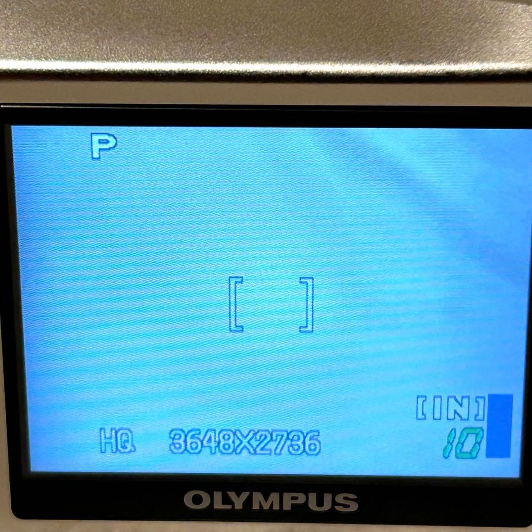 【美品 動作確認済】OLYMPUS オリンパス μ1000 シルバー 防水機能付