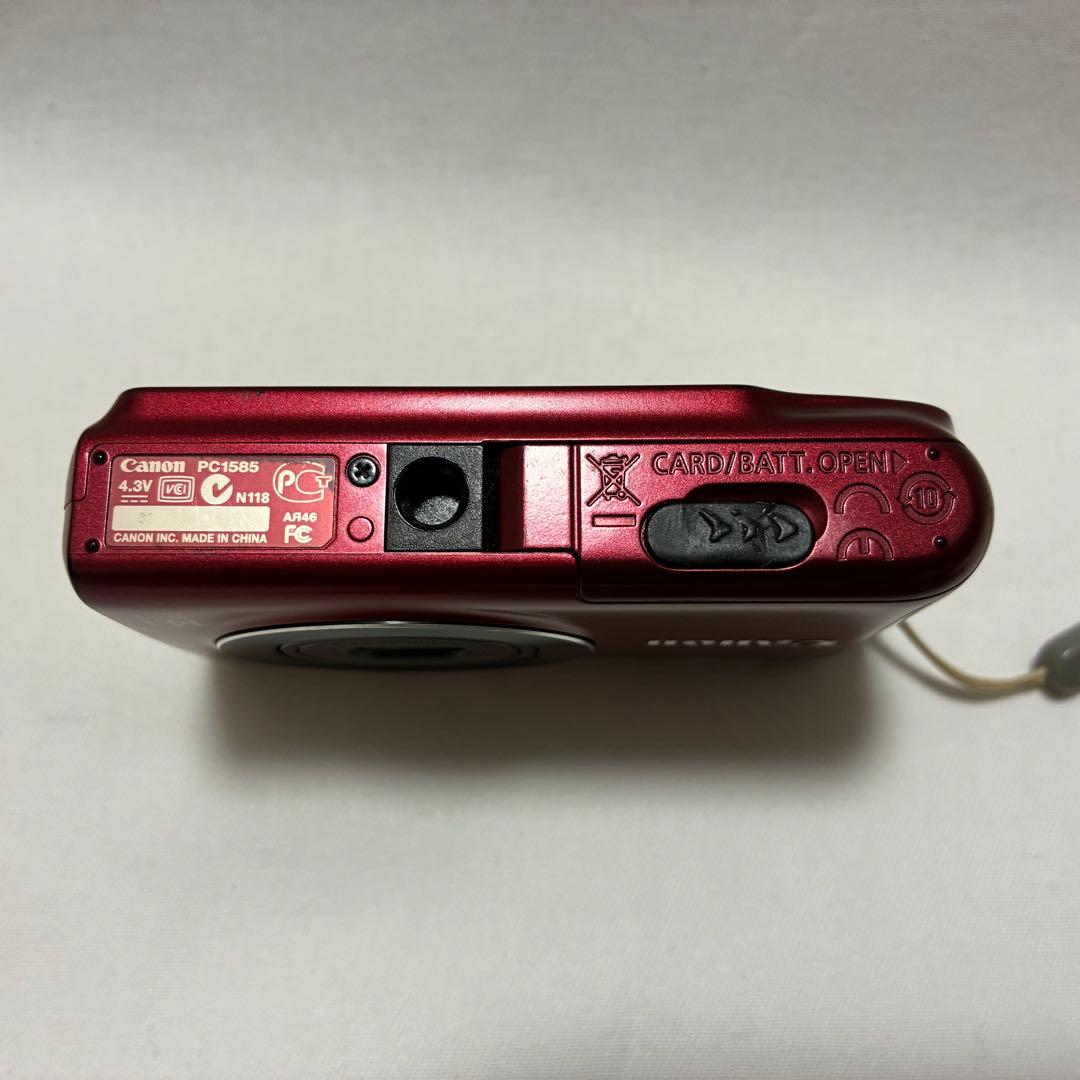 【動作品】Canon Power Shot A2200 レッド　デジカメ