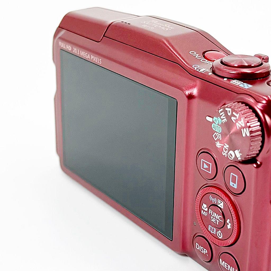 【美品】キヤノン PowerShot SX710 HS レッド コンデジ カメラ