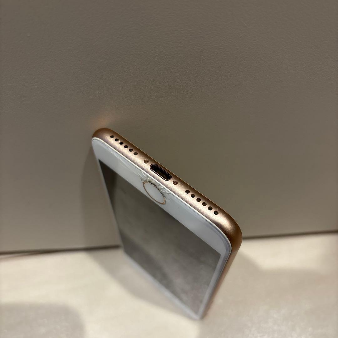【画面下部割れあり】iPhone8 128GB SIMフリー バッテリー100%