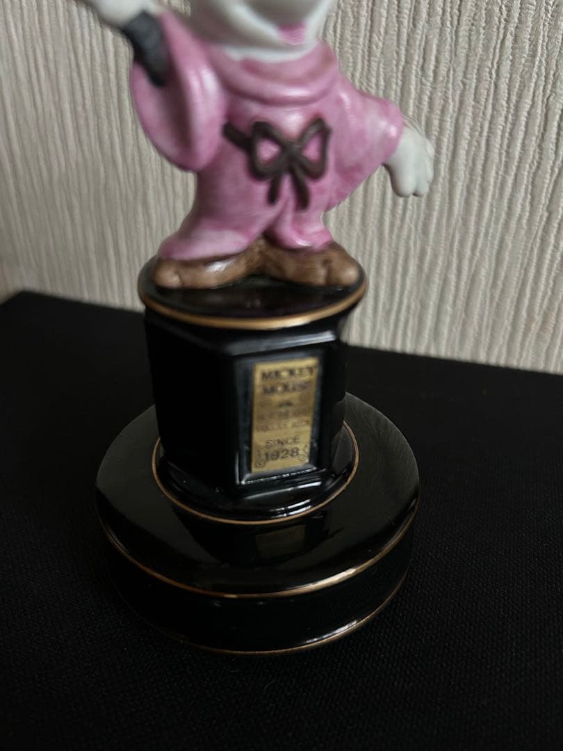 80s オルゴール　ディズニーランド　ミッキー マウス　スモールワールド　陶器製