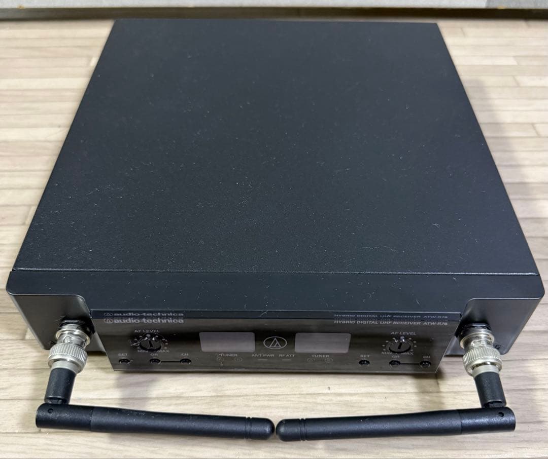 【美品】オーディオテクニカ　電波式　800MHz ワイヤレスマイクセット