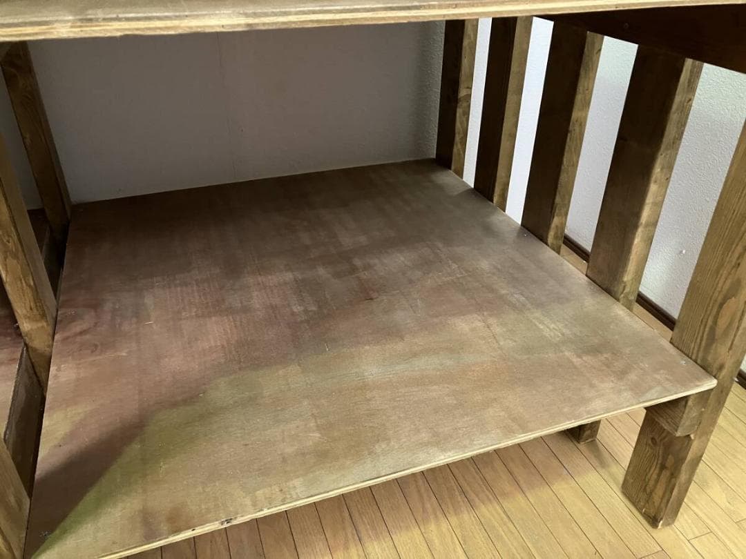 大型 ヴィンテージ加工 DIY ハンドメイド 店舗什器 シェルフ ラック 飾り棚