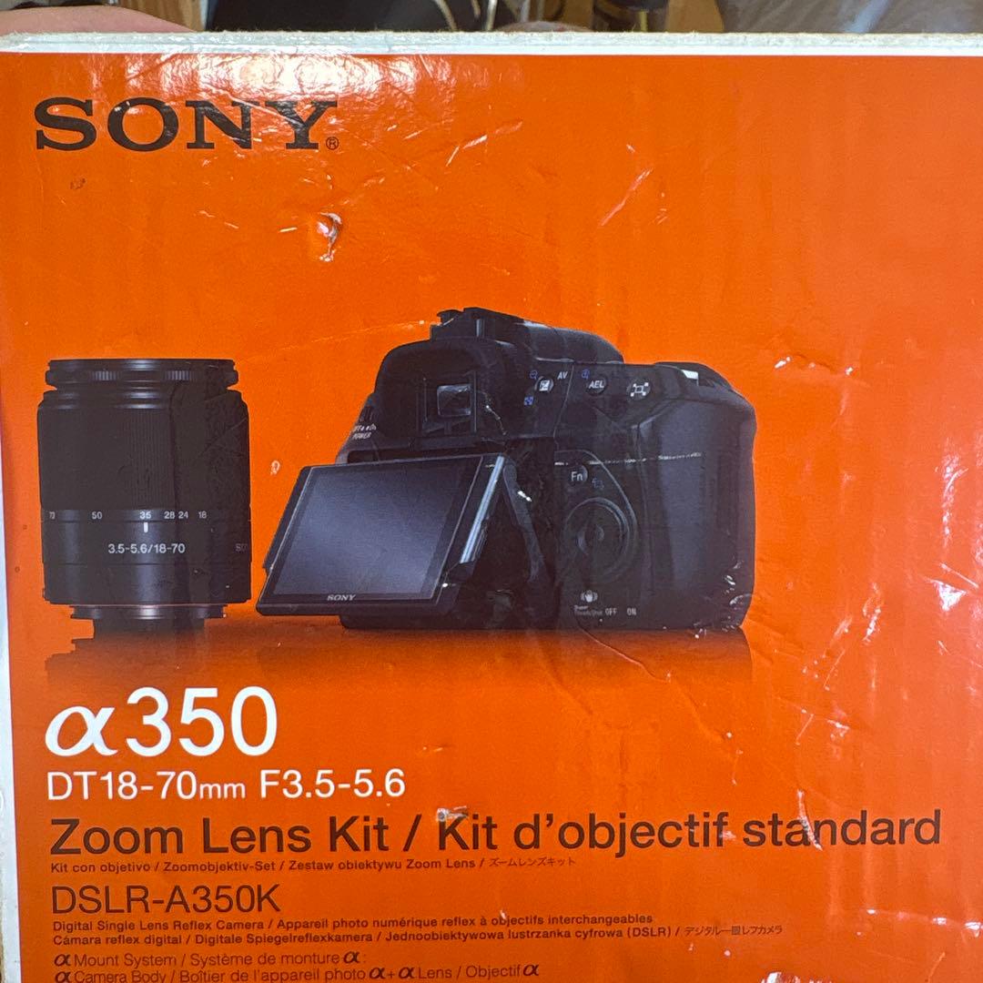 P*A様 SONY α350 デジタル一眼レフカメラ 箱 32GBCFカード付