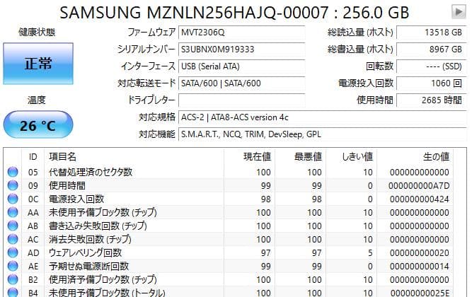M.2 SATA SSD 256GB 4点 まとめ売り　データ消去済　動作確認済